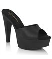 MARTINI-501 Platform Mule Black Matt | Pleaser