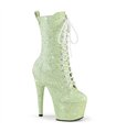 ADORE-1040GR - Platform Ankle Boots - Green | Pleaser