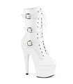 ADORE-1043 - Plateau Stiefelette - Weiss Matt | Pleaser