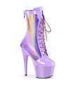 ADORE-1047 - Platform Ankle Boots - Purple | Pleaser