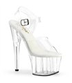 ADORE-708VL - Platform sandal - Clear | Pleaser