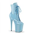 FLAMINGO-1020 Platform Ankle Boots Blue | Pleaser