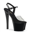 SKY-308-1 Platform sandaal zwart | Pleaser