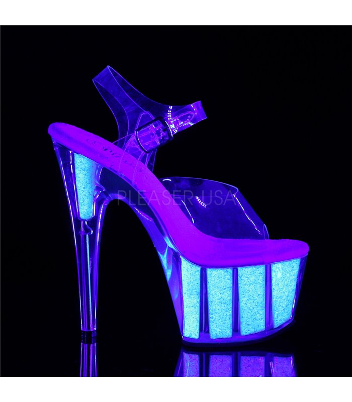 Plateau High Heels ADORE-708UVG - Neon Opal