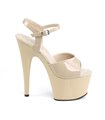 Plateau High Heels ADORE-709 - Lack Creme