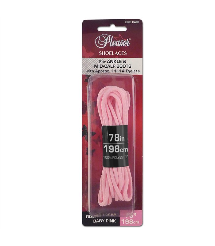 SL-THIGH-PL - Shoelaces 457cm/180in - Black | Pleaser