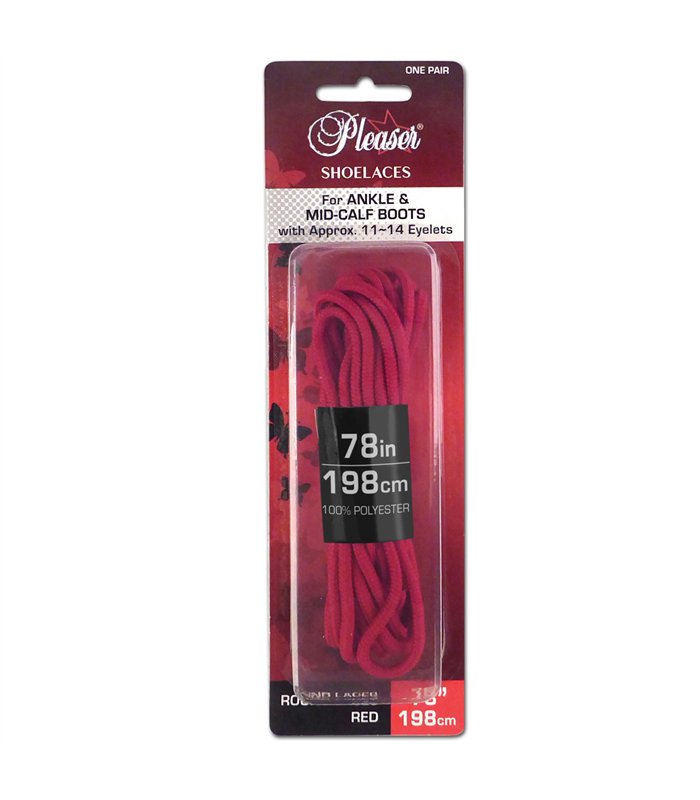 SL-THIGH-PL - Shoelaces 457cm/180in - Black | Pleaser