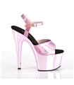 Plateau High Heels ADORE-709HGCH - Baby Pink Chrom