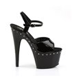 Plateau High Heels ADORE-709LS - Lack Schwarz