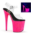 Extrem Platform Heels FLAMINGO-808UVG -  Neon Pink