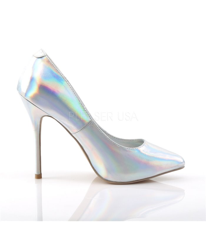 Pumps AMUSE-20 - PU Silber Hologramm