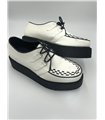 Low Shoes V-CREEPER-502 - PU White | DemoniaCult gebraucht