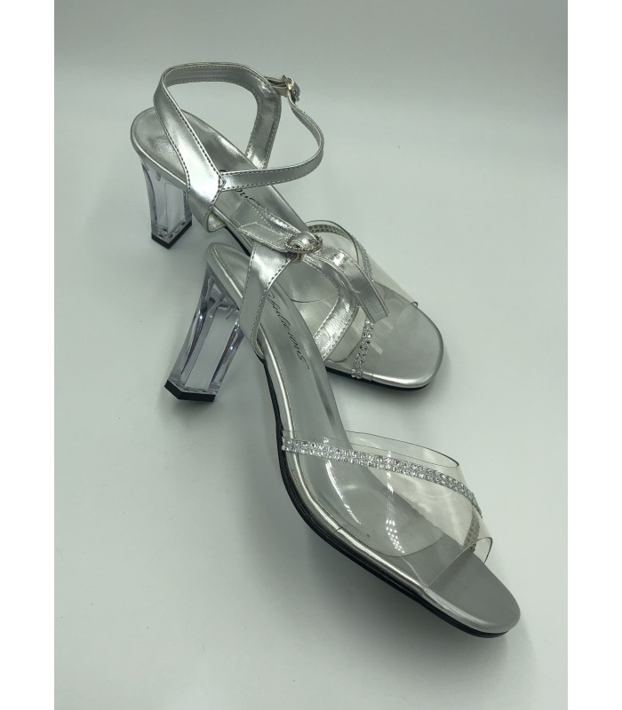 Sandalette ROMANCE-308R - Klar/Silber gebraucht