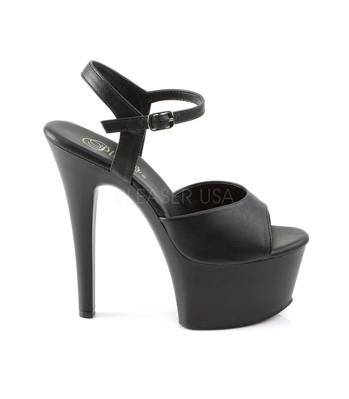 Plateau High Heels ASPIRE-609 - PU Schwarz