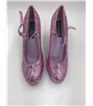 Retro Plateau Pumps MARYJANE-50G - Pink gebraucht