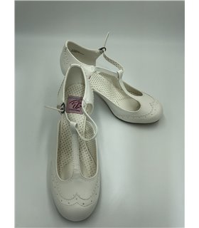 Pumps FLAPPER-26 Weiß gebraucht Pumps FLAPPER-26 Weiß gebraucht