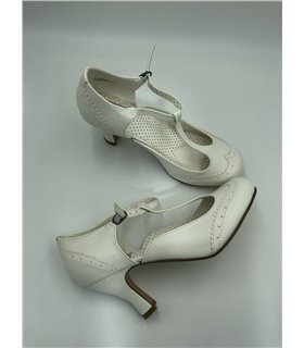 Pumps FLAPPER-26 Weiß gebraucht Pumps FLAPPER-26 Weiß gebraucht