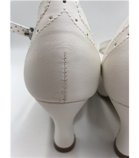 Pumps FLAPPER-26 Weiß gebraucht Pumps FLAPPER-26 Weiß gebraucht