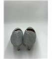 Kitten Heels DORIS-06 - Silber gebraucht