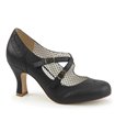 Kitten Heels FLAPPER-35 - Schwarz