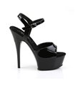 Plateau High Heels CAPTIVA-609 - Schwarz