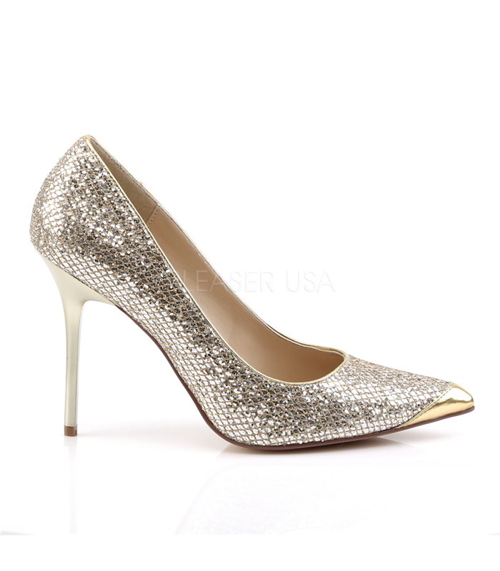 Stiletto Pumps CLASSIQUE-20 - Gold Glitzer