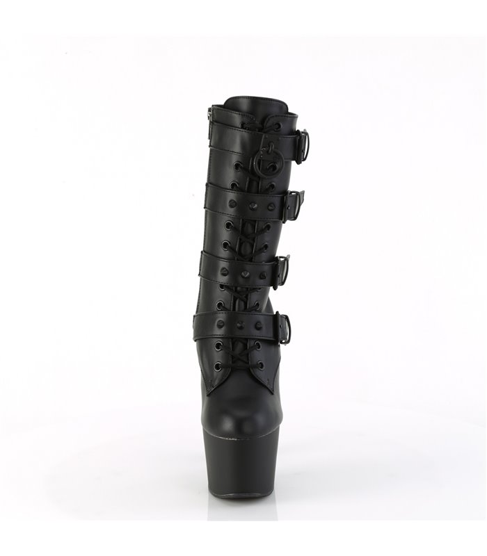 ADORE-1046 - Platform ankle boots - Black Matte | Pleaser
