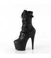 ADORE-1046 - Platform ankle boots - Black Matte | Pleaser