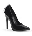 Extreme High Heels DOMINA-420 : Patent Black SALE