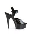 Plateau High Heels DELIGHT-608N - Schwarz