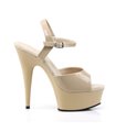 Plateau High Heels DELIGHT-609 - Creme