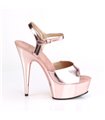 Plateau Sandalette DELIGHT-609 - Rose Gold