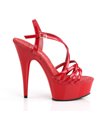 Plateau Sandalette DELIGHT-613 - Rot