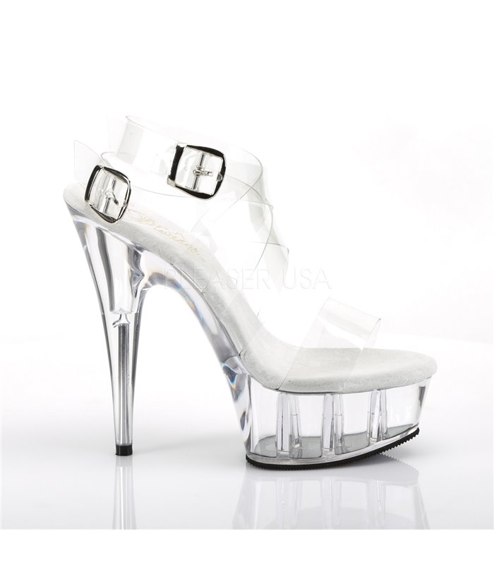 Plateau High Heels DELIGHT-635 - Klar