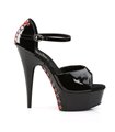 Plateau High Heels DELIGHT-660FH - Schwarz