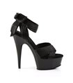 Plateau Sandalette DELIGHT-668 - Satin Black