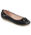 Pin Up Couture Ballerinas OLIVE-08 Schwarz