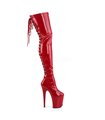 Plateau Overknee Stiefel FLAMINGO-3063 - Rot