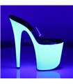 Plateau High Heels FLAMINGO-801UV - Neon Weiß