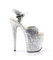 Extrem Plateau Heels FLAMINGO-810LG - Silber