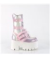 ASHES-120 Plateau Stiefel - Rosa/Pink | Demonia
