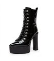 Giaro platform ankle boots Scenic black Shiny