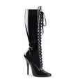Extreme High Heels DOMINA-2020 - Patent Black SALE