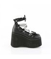 Plateau Schuh KERA-18 schwarz DemoniaCult