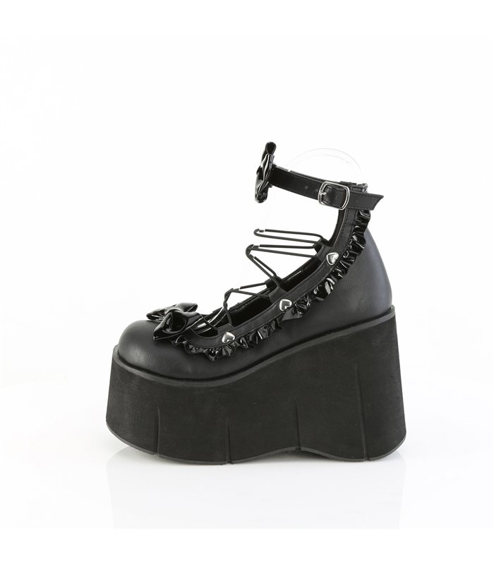 Plateau Schuh KERA-18 schwarz DemoniaCult