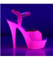 Plateau High Heels KISS-209UV - Neon Pink