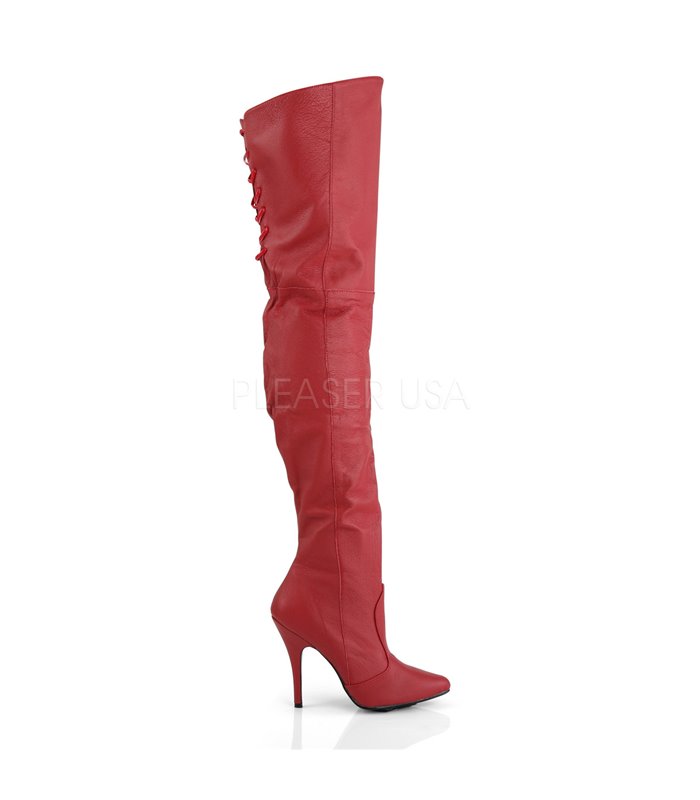 Pleaser Overknee Stiefel LEGEND-8899 Rot