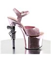 Plateau High Heels REVOLVER-709G - Baby Pink