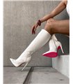 Giaro Stiefel Milana Weiß Matt 
