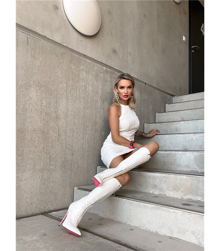 Giaro Stiefel Milana Weiß Matt 